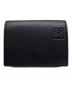 LOEWEロエベ）の古着「トライフォールド ウォレット」｜ブラック