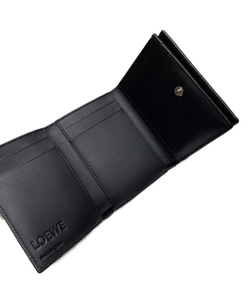 LOEWE（ロエベ）LOEWE (ロエベ) トライフォールド ウォレット ブラック サイズ:-の古着・服飾アイテム