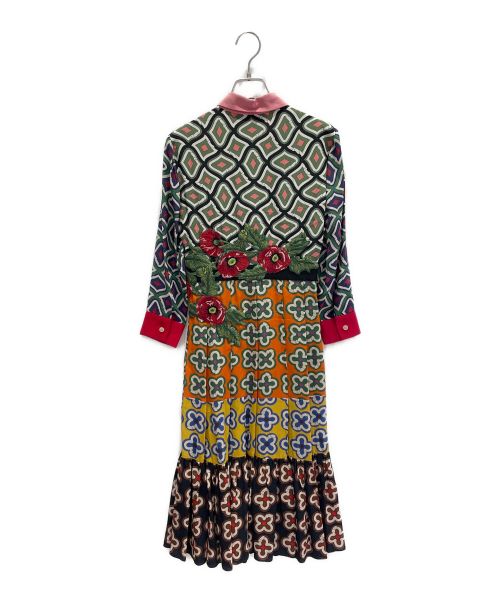 GUCCI（グッチ）GUCCI (グッチ) PATTERNED PLEATED DRESS サイズ:36の古着・服飾アイテム