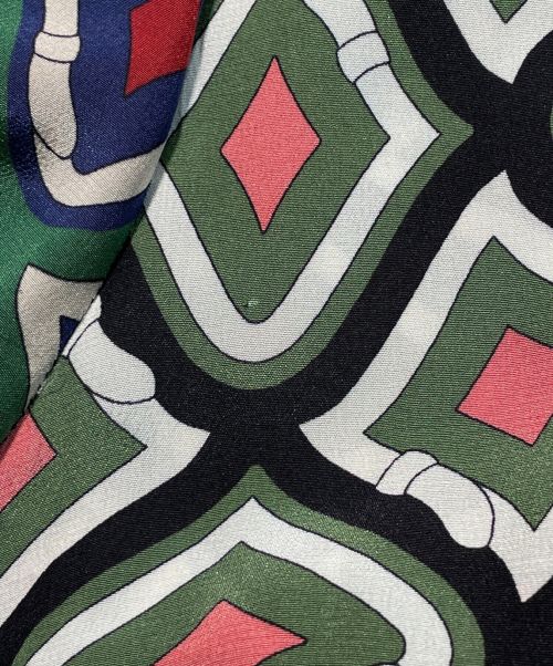 GUCCI（グッチ）GUCCI (グッチ) PATTERNED PLEATED DRESS サイズ:36の古着・服飾アイテム