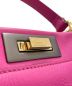 中古・古着 FENDI (フェンディ) ピーカブー ピンク サイズ:ミディアム：178000円