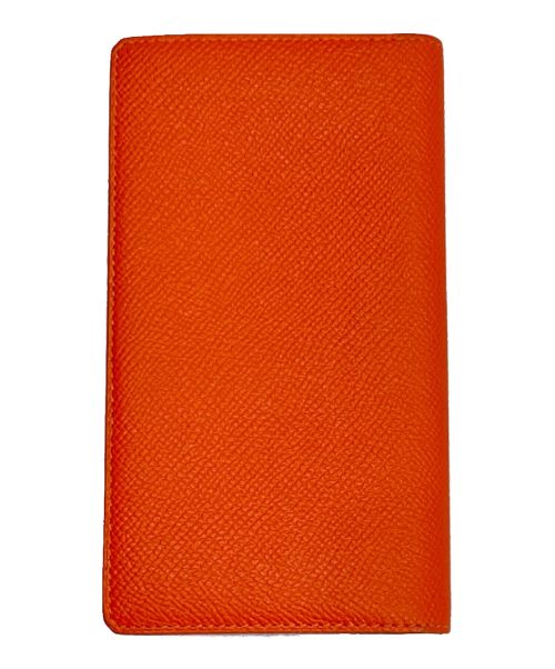HERMES（エルメス）HERMES (エルメス) エテュイ スマート クラシック  オレンジの古着・服飾アイテム