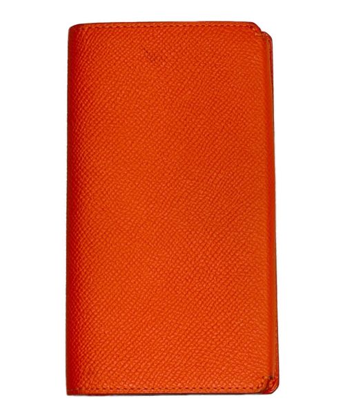 HERMES（エルメス）HERMES (エルメス) エテュイ スマート クラシック  オレンジの古着・服飾アイテム