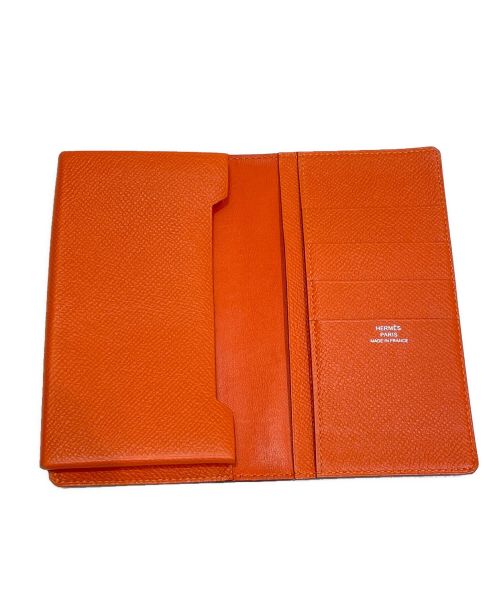HERMES（エルメス）HERMES (エルメス) エテュイ スマート クラシック  オレンジの古着・服飾アイテム