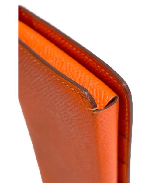 HERMES（エルメス）HERMES (エルメス) エテュイ スマート クラシック  オレンジの古着・服飾アイテム