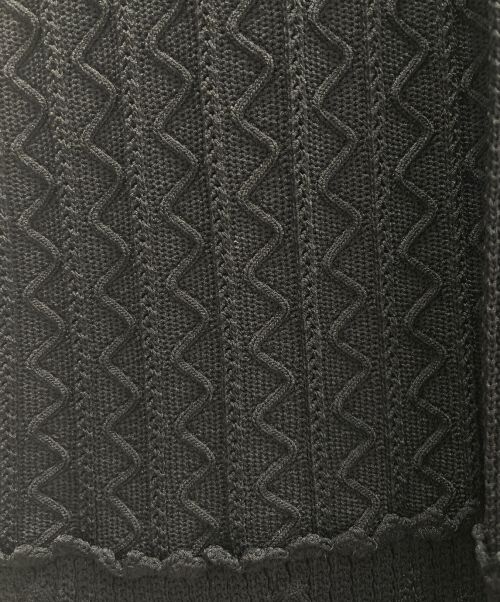 CHANEL（シャネル）CHANEL (シャネル) ノースリーブニットワンピース ブラック サイズ:40の古着・服飾アイテム