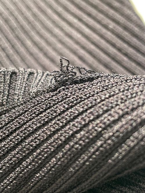 CHANEL（シャネル）CHANEL (シャネル) ノースリーブニットワンピース ブラック サイズ:40の古着・服飾アイテム