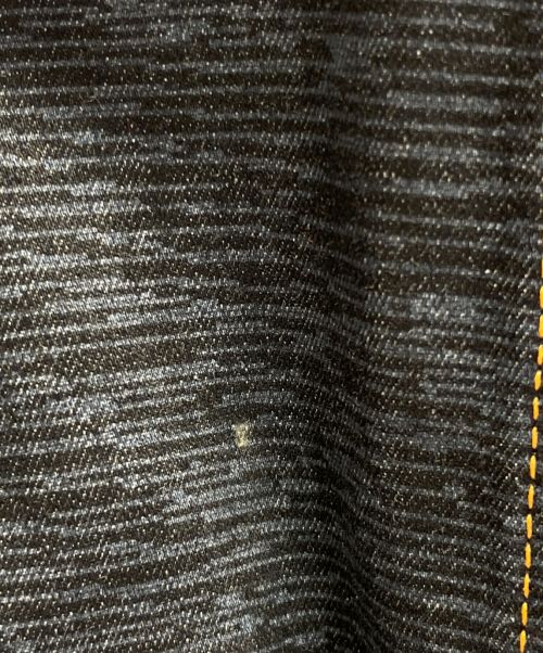 LOUIS VUITTON（ルイ ヴィトン）LOUIS VUITTON (ルイ ヴィトン) レザー切替デニムワンピース ネイビー サイズ:34の古着・服飾アイテム
