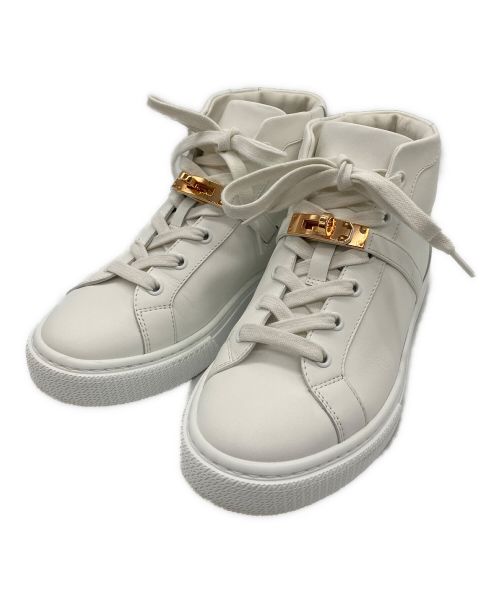HERMES（エルメス）HERMES (エルメス) ハイカットスニーカー デイドリーム ホワイト サイズ:36の古着・服飾アイテム