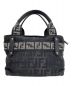 FENDI (フェンディ) ズッカ柄ナイロンミニハンドバッグ ブラック サイズ:-：39800円