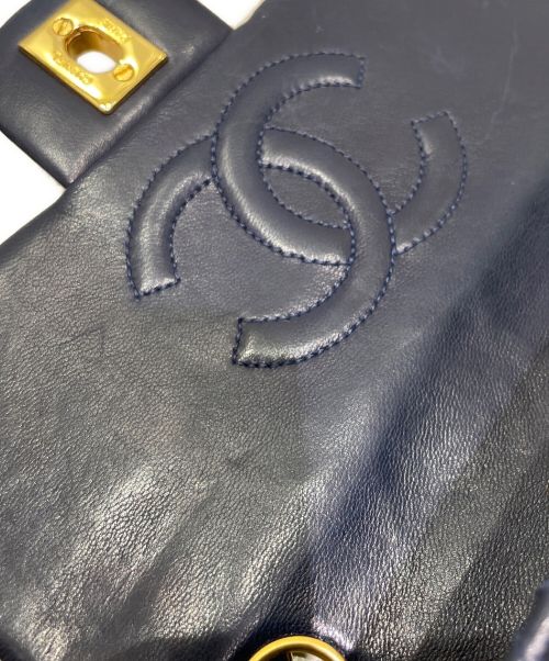 CHANEL（シャネル）CHANEL (シャネル) ミニマトラッセ ネイビー サイズ:ミニの古着・服飾アイテム