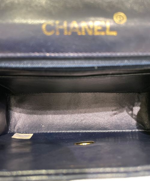 CHANEL（シャネル）CHANEL (シャネル) ミニマトラッセ ネイビー サイズ:ミニの古着・服飾アイテム