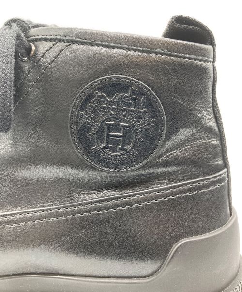 HERMES（エルメス）HERMES (エルメス) ドレスアップブーツ ブラック サイズ:39 1/2の古着・服飾アイテム