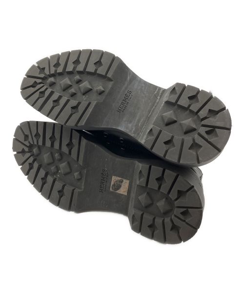 HERMES（エルメス）HERMES (エルメス) ドレスアップブーツ ブラック サイズ:39 1/2の古着・服飾アイテム