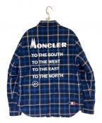 MONCLERモンクレール）の古着「MORAN GIUBBOTTO」｜ブルー