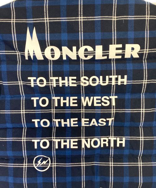 MONCLER（モンクレール）MONCLER (モンクレール) MORAN GIUBBOTTO ブルー サイズ:SIZE 3の古着・服飾アイテム