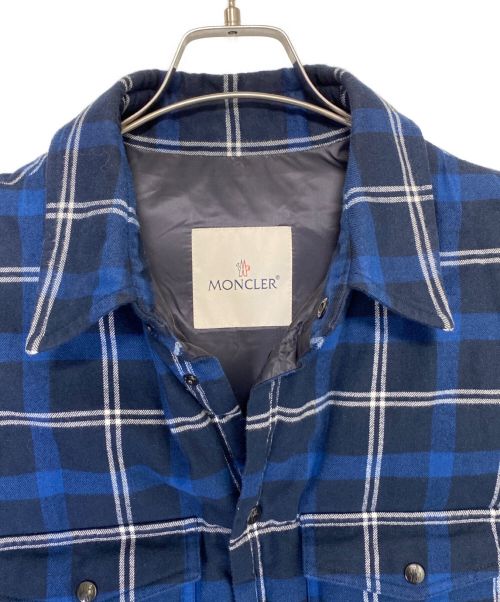 MONCLER（モンクレール）MONCLER (モンクレール) MORAN GIUBBOTTO ブルー サイズ:SIZE 3の古着・服飾アイテム