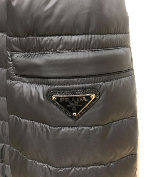PRADA（プラダ）PRADA (プラダ) ライトダウンジャケット ブラック サイズ:46の古着・服飾アイテム
