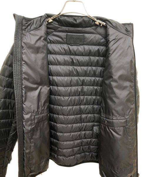PRADA（プラダ）PRADA (プラダ) ライトダウンジャケット ブラック サイズ:46の古着・服飾アイテム