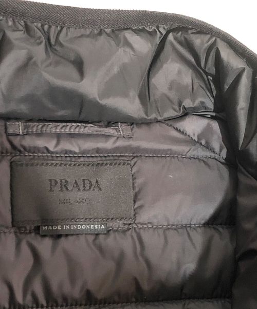 PRADA（プラダ）PRADA (プラダ) ライトダウンジャケット ブラック サイズ:46の古着・服飾アイテム