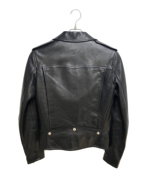 Saint Laurent Paris（サンローランパリ）Saint Laurent Paris (サンローランパリ) L01/ライダースジャケット ブラック サイズ:44の古着・服飾アイテム