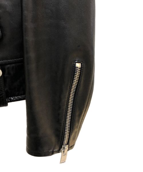 Saint Laurent Paris（サンローランパリ）Saint Laurent Paris (サンローランパリ) L01/ライダースジャケット ブラック サイズ:44の古着・服飾アイテム