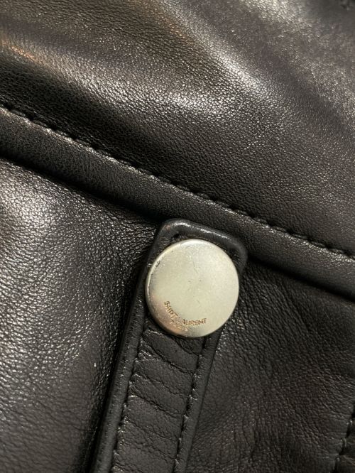 Saint Laurent Paris（サンローランパリ）Saint Laurent Paris (サンローランパリ) L01/ライダースジャケット ブラック サイズ:44の古着・服飾アイテム