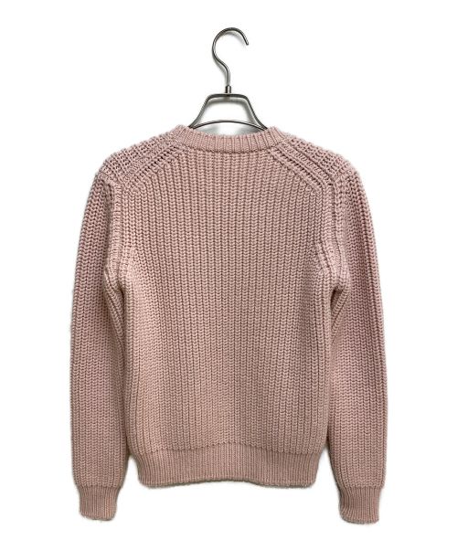 FENDI（フェンディ）FENDI (フェンディ) クルーネックロゴニット ピンク サイズ:36の古着・服飾アイテム