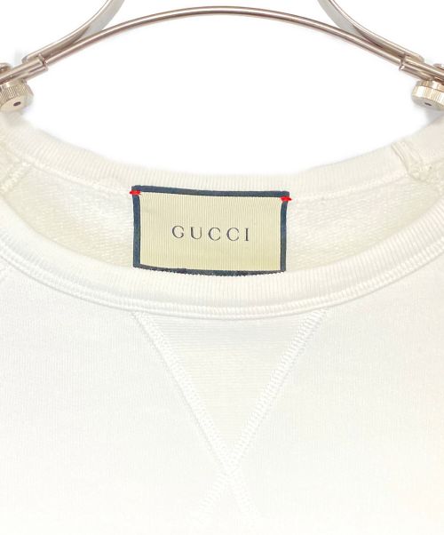 GUCCI（グッチ）GUCCI (グッチ) Cities Print Sweatshirt ホワイト サイズ:Sの古着・服飾アイテム