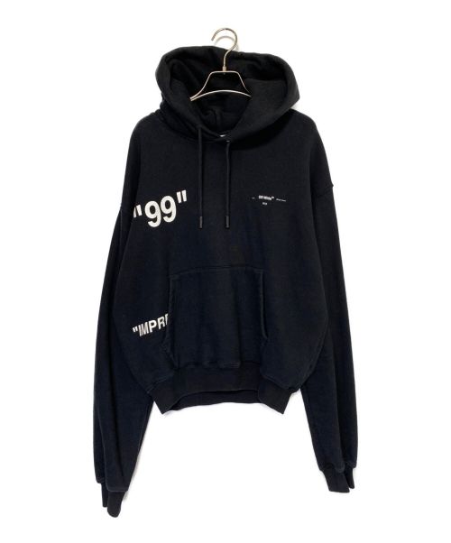 OFFWHITE（オフホワイト）OFFWHITE (オフホワイト)  Ice man Graphic Print Hoodie ブラック サイズ:Sの古着・服飾アイテム