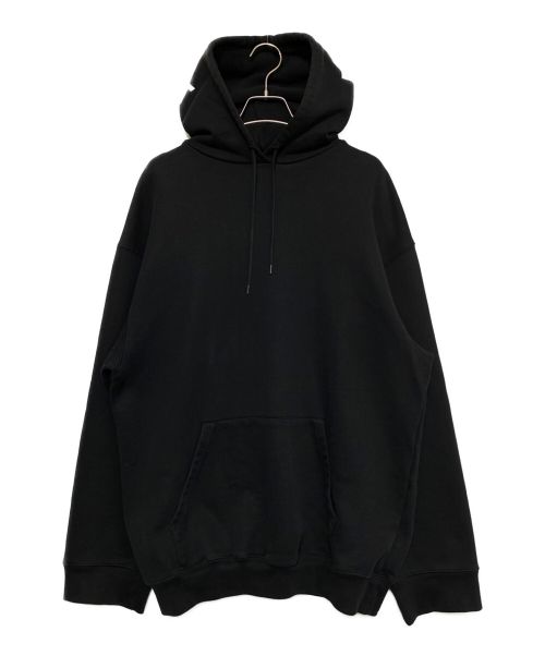 BALENCIAGA（バレンシアガ）BALENCIAGA (バレンシアガ) フードロゴプリント プルオーバーパーカー  ブラック サイズ:XSの古着・服飾アイテム