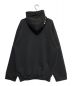 BALENCIAGA (バレンシアガ) フードロゴプリント プルオーバーパーカー  ブラック サイズ:XS：49800円
