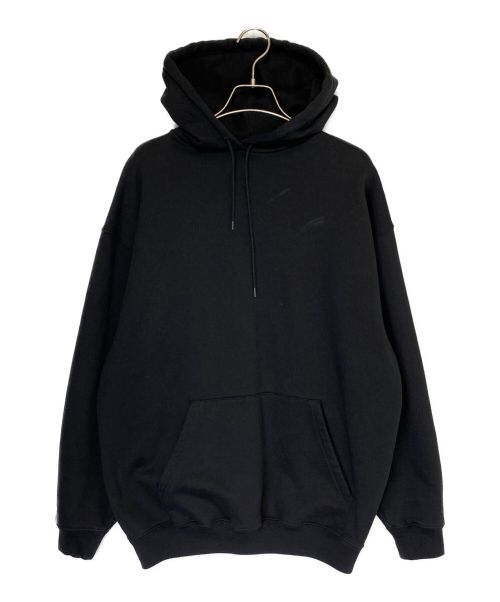 BALENCIAGA（バレンシアガ）BALENCIAGA (バレンシアガ) オーバーサイズバックロゴパーカー ブラック サイズ:XSの古着・服飾アイテム