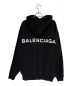 BALENCIAGA（バレンシアガ）の古着「オーバーサイズバックロゴパーカー」｜ブラック