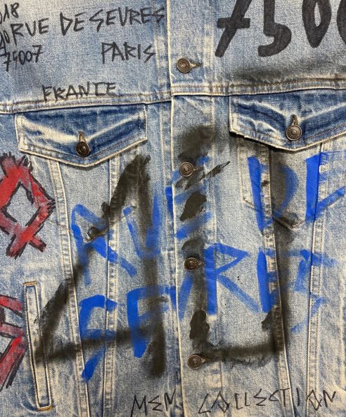 BALENCIAGA（バレンシアガ）BALENCIAGA (バレンシアガ) Graphic Denim Jacket  サイズ:44の古着・服飾アイテム