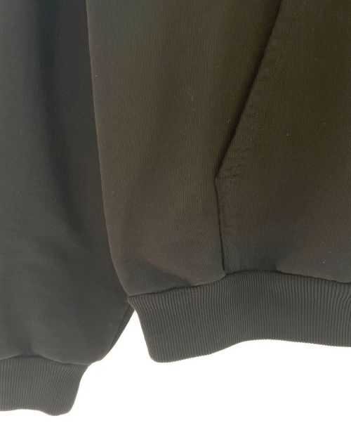 BALENCIAGA（バレンシアガ）BALENCIAGA (バレンシアガ) ウェーブロゴプルオーバーパーカー ブラック サイズ:Sの古着・服飾アイテム