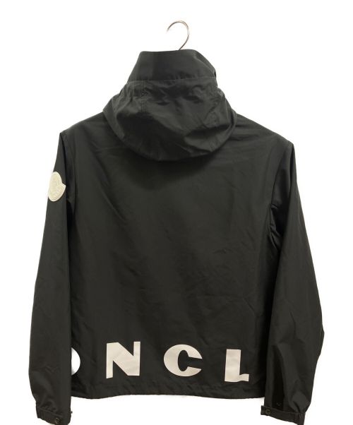 MONCLER（モンクレール）MONCLER (モンクレール) ロゴナイロンパーカー ブラックの古着・服飾アイテム