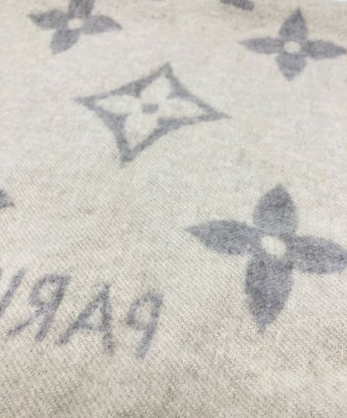 LOUIS VUITTON（ルイ ヴィトン）LOUIS VUITTON (ルイ ヴィトン) エシャルプ レイキャビック スタッディー ライトグレーの古着・服飾アイテム