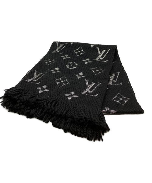 LOUIS VUITTON（ルイ ヴィトン）LOUIS VUITTON (ルイ ヴィトン) エシャルプ ロゴマニア ブラックの古着・服飾アイテム