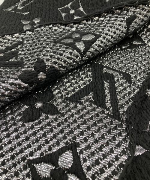 LOUIS VUITTON（ルイ ヴィトン）LOUIS VUITTON (ルイ ヴィトン) エシャルプ ロゴマニア ブラックの古着・服飾アイテム