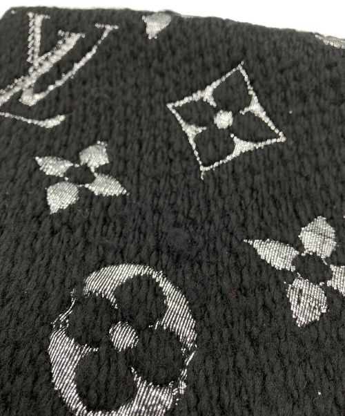 LOUIS VUITTON（ルイ ヴィトン）LOUIS VUITTON (ルイ ヴィトン) エシャルプ ロゴマニア ブラックの古着・服飾アイテム