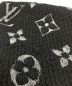 中古・古着 LOUIS VUITTON (ルイ ヴィトン) エシャルプ ロゴマニア ブラック：44800円
