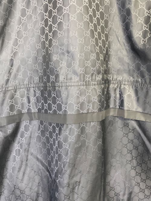 GUCCI（グッチ）GUCCI (グッチ) GG jacquard nylon jacket ブラック サイズ:SIZE 50の古着・服飾アイテム