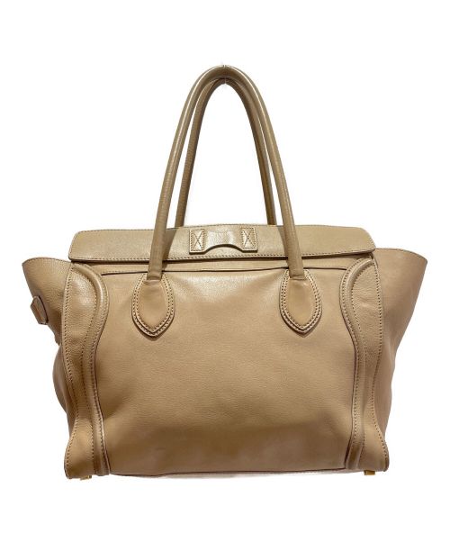 CELINE（セリーヌ）CELINE (セリーヌ) ラゲージファントムショッパー ベージュ サイズ:ファントムショッパーの古着・服飾アイテム