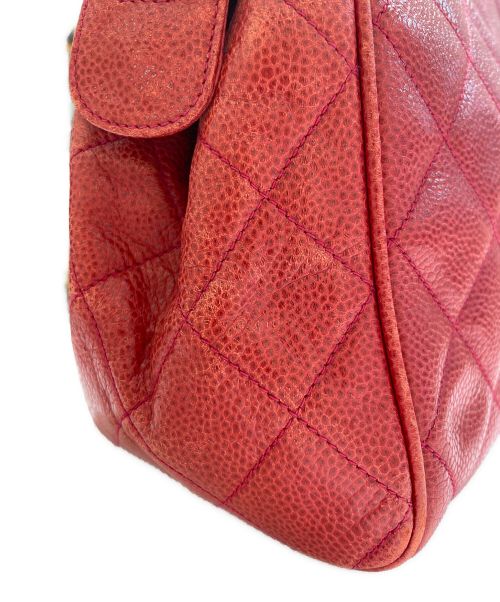 CHANEL（シャネル）CHANEL (シャネル) チェーンショルダーバッグ レッドの古着・服飾アイテム