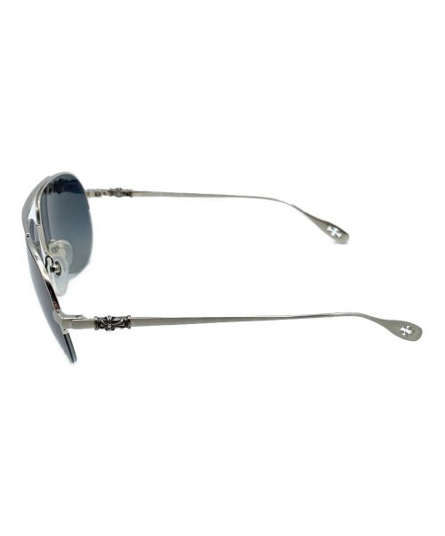 CHROME HEARTS（クロムハーツ）CHROME HEARTS (クロムハーツ) STAINS ティアドロップサングラス シルバー サイズ:59□14-135の古着・服飾アイテム