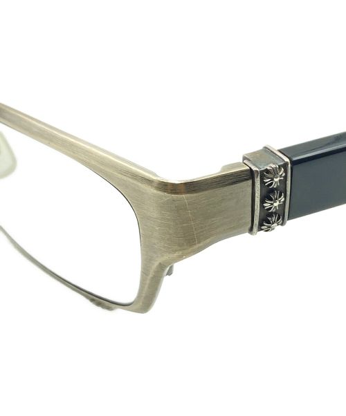 CHROME HEARTS（クロムハーツ）CHROME HEARTS (クロムハーツ) DIXON YU-A シルバー×ブラック サイズ:56ㇿ17の古着・服飾アイテム