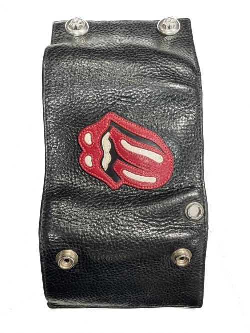 CHROME HEARTS（クロムハーツ）CHROME HEARTS (クロムハーツ) RIP & TAN 3FOLD WALLET ブラック サイズ:-の古着・服飾アイテム