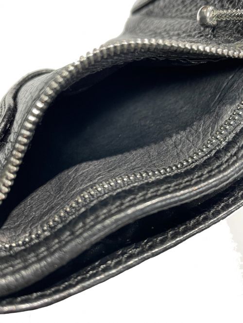 CHROME HEARTS（クロムハーツ）CHROME HEARTS (クロムハーツ) RIP & TAN 3FOLD WALLET ブラック サイズ:-の古着・服飾アイテム