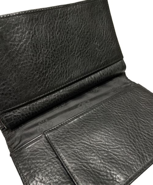 CHROME HEARTS（クロムハーツ）CHROME HEARTS (クロムハーツ) クロコロングウォレット ブラック サイズ:-の古着・服飾アイテム
